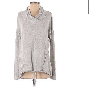 Ink Love and Peace, light grey sweatshirt -small